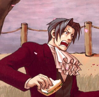 Miles Edgeworth from Ace Attorney